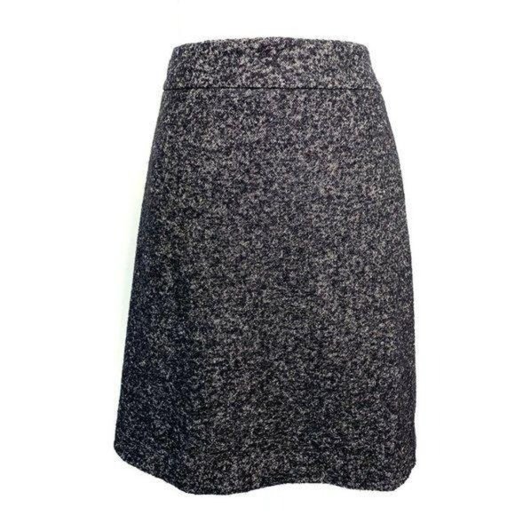 DKNY Tweed Knee Length Lined Pencil Straight Skirt - Picture 1 of 7